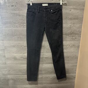 Madewell Women Black Jeans 27 Skinny Skinny Denim